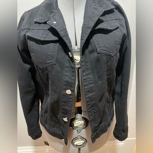 Women's Black Denim Jacket